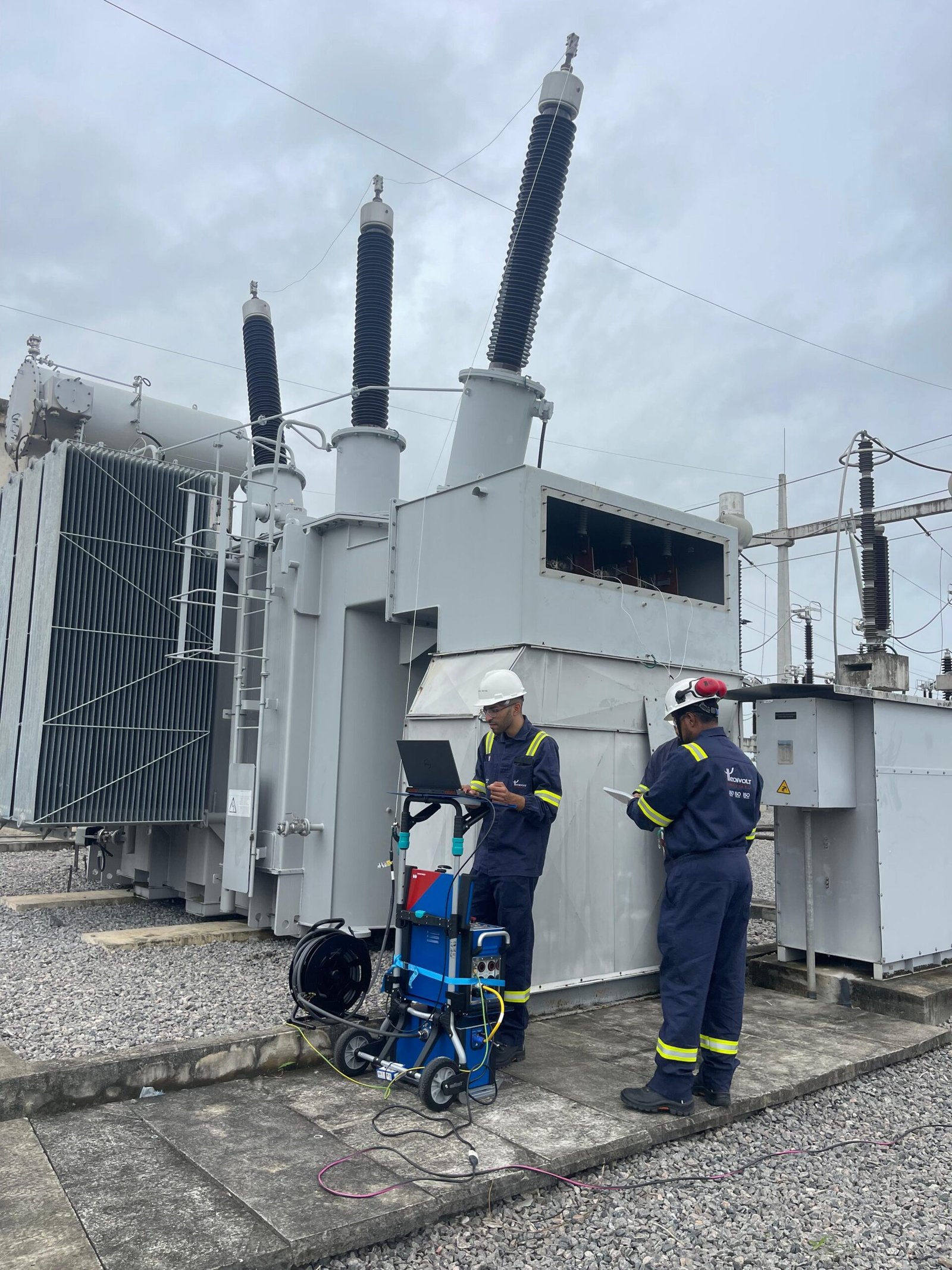 Power transformer in substation - condition assessment target for electrical testing
