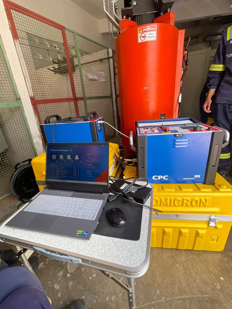 Transformer diagnostic testing with OMICRON CPC 100 - field measurement by Tecnvolt crew